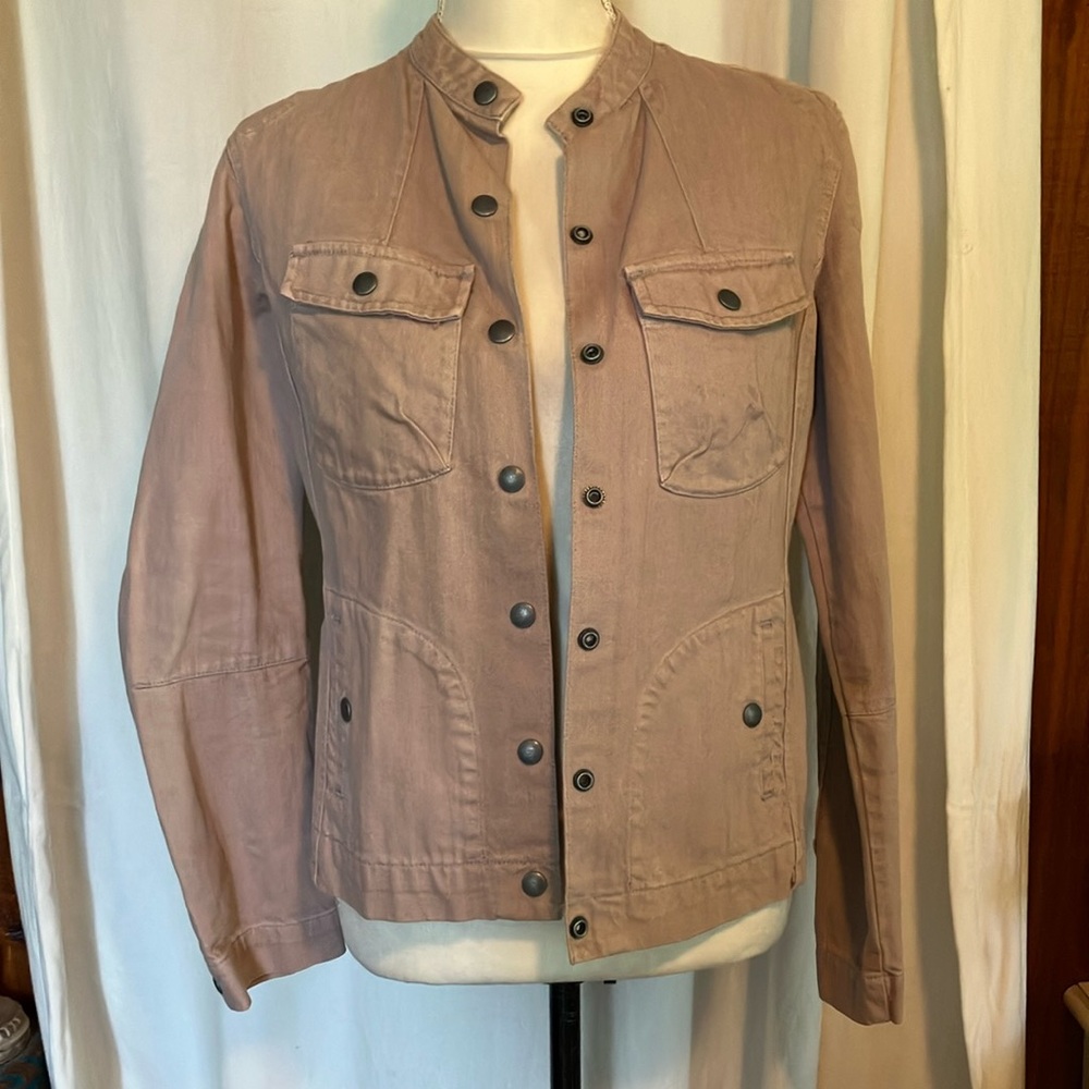 Lucky Brand size medium dusty pink denim jacket
